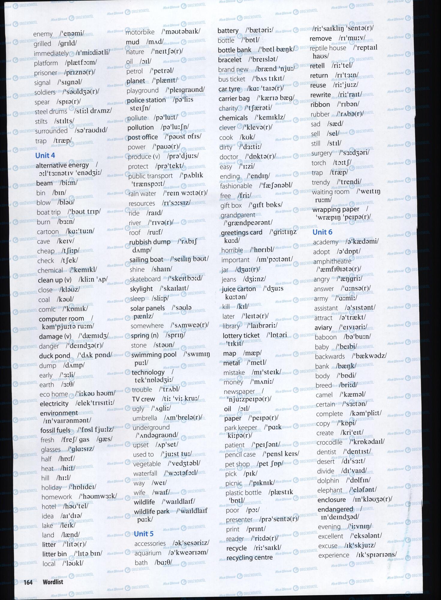 Підручники Англійська мова 5 клас сторінка 164