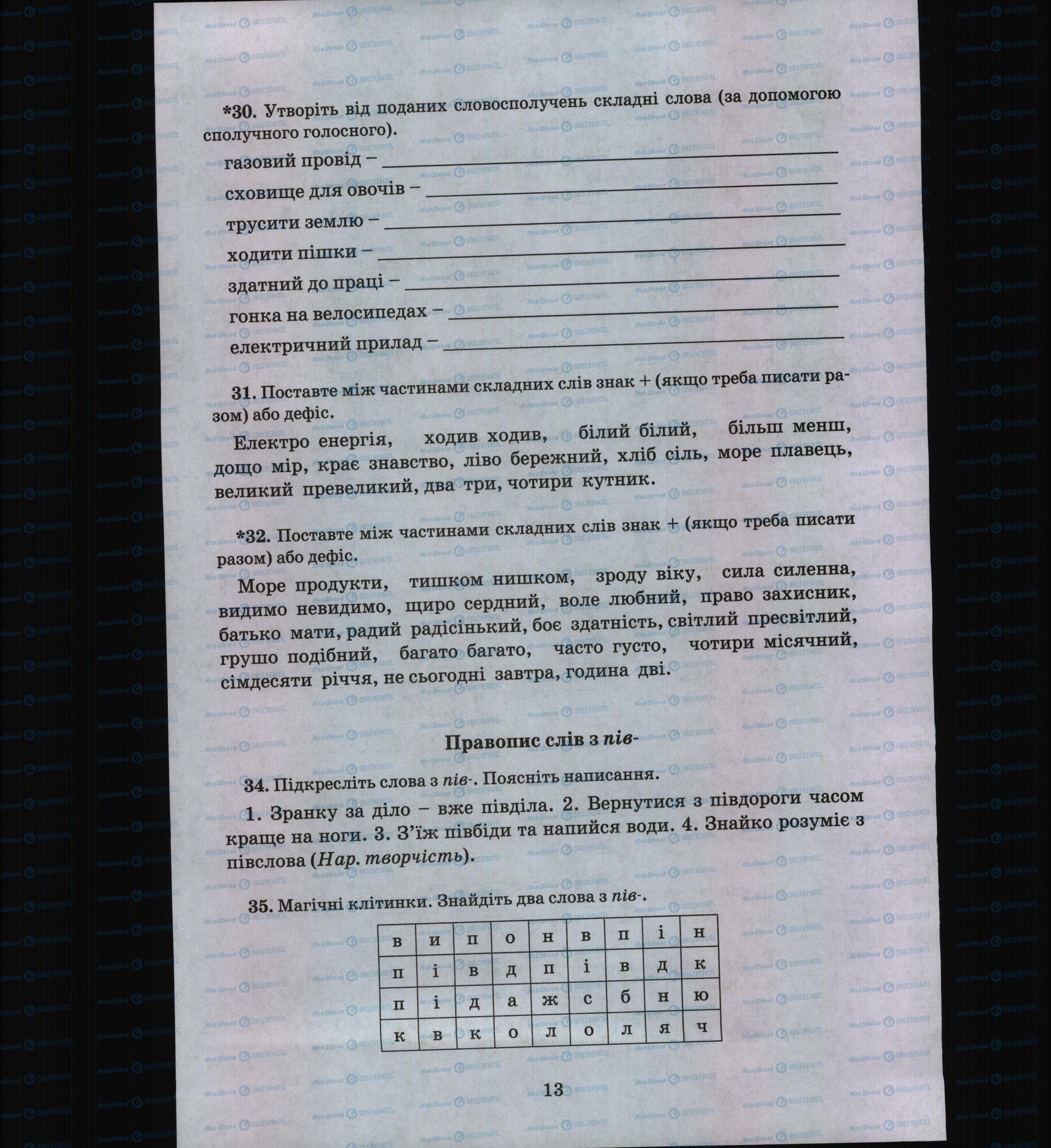 Підручники Українська мова 6 клас сторінка 13