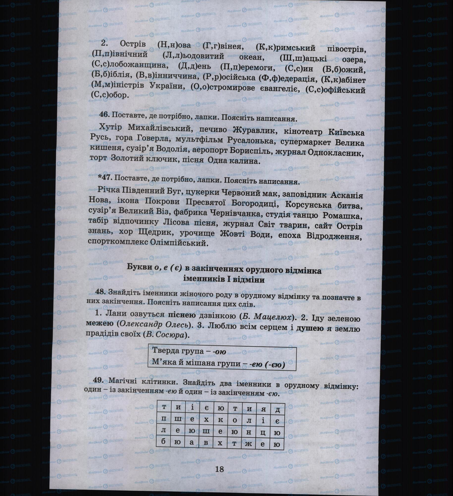 Підручники Українська мова 6 клас сторінка 18