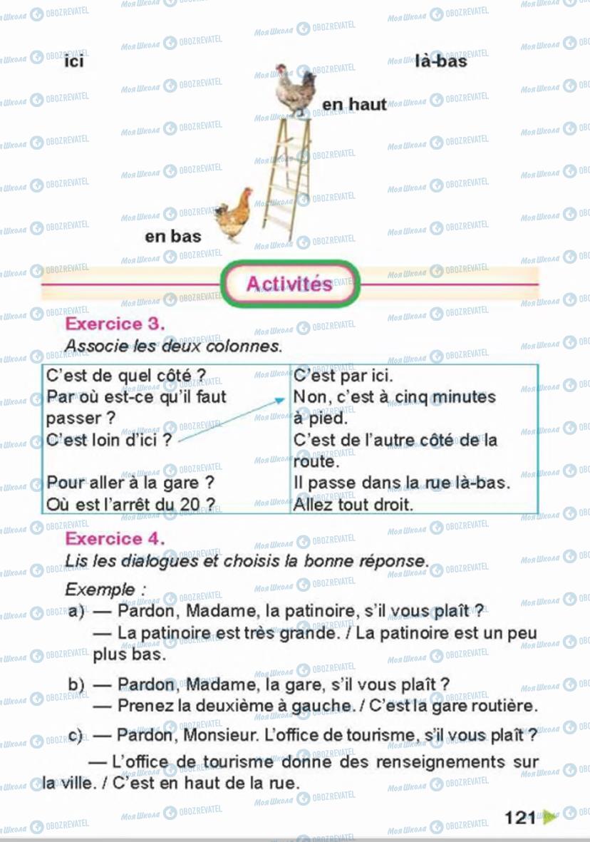 Підручники Французька мова 4 клас сторінка 121