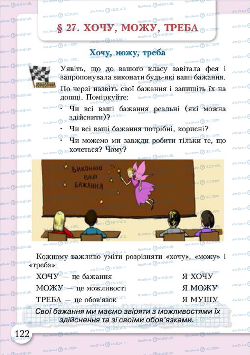 Підручники Основи здоров'я 4 клас сторінка 122