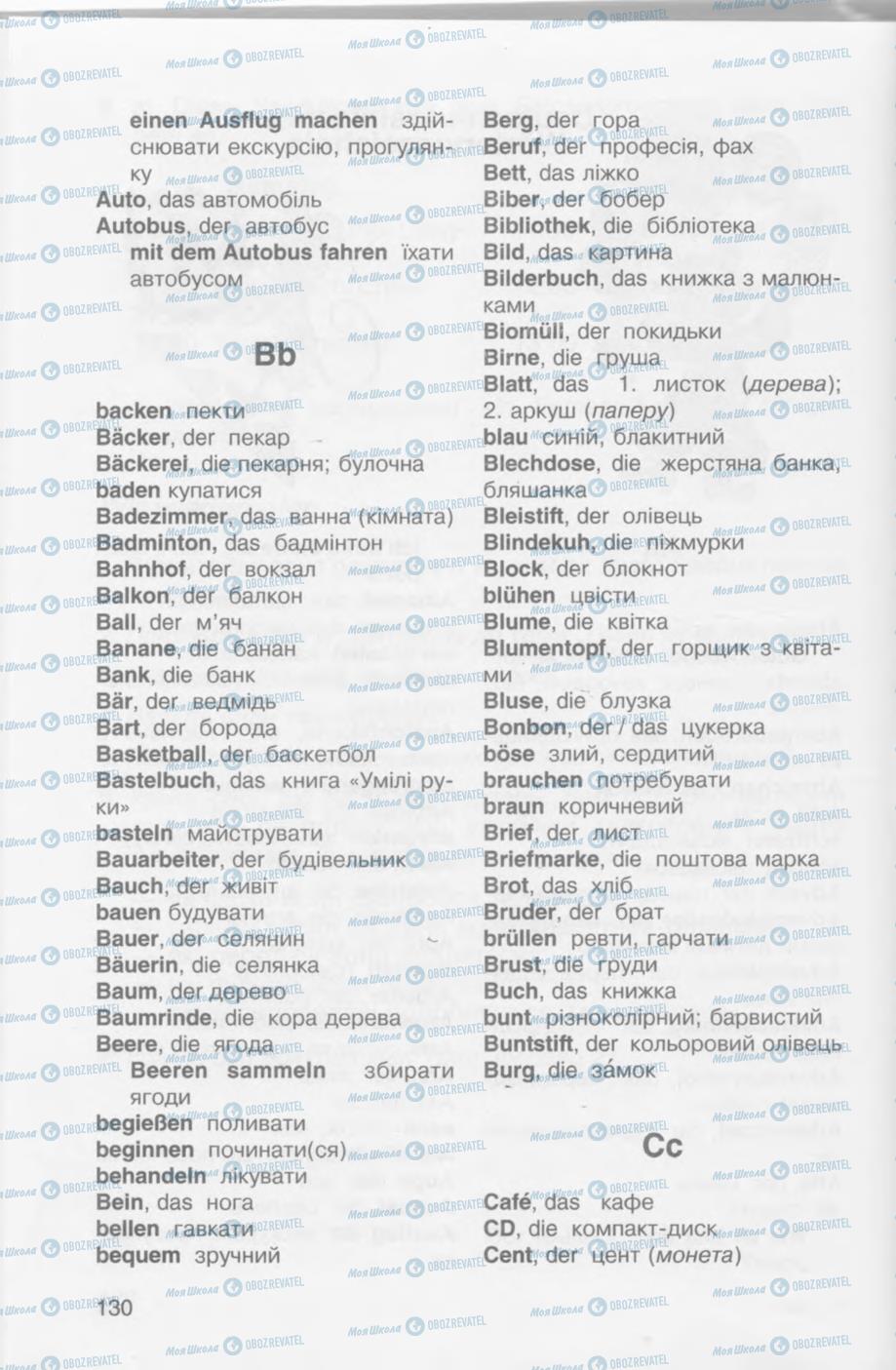 Підручники Німецька мова 4 клас сторінка 130