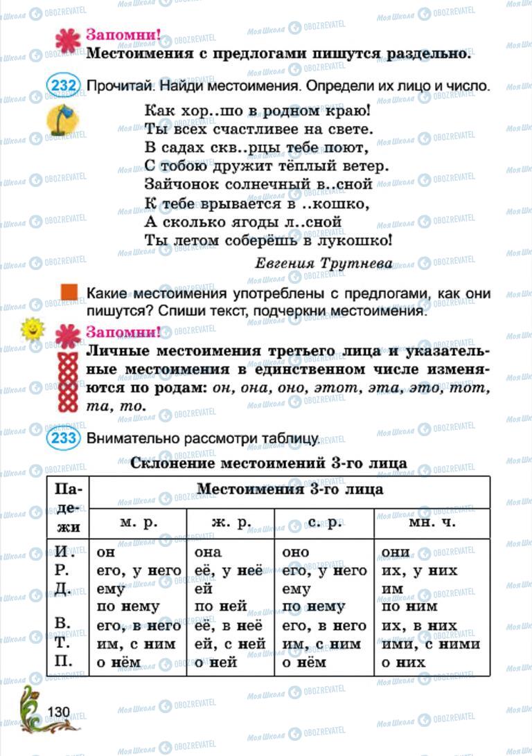 Підручники Російська мова 4 клас сторінка 130