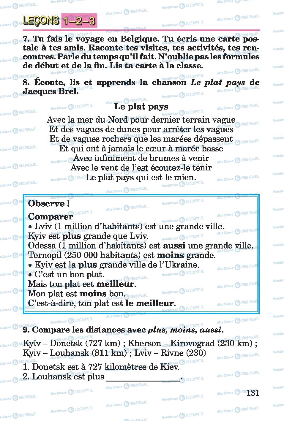 Підручники Французька мова 4 клас сторінка 131