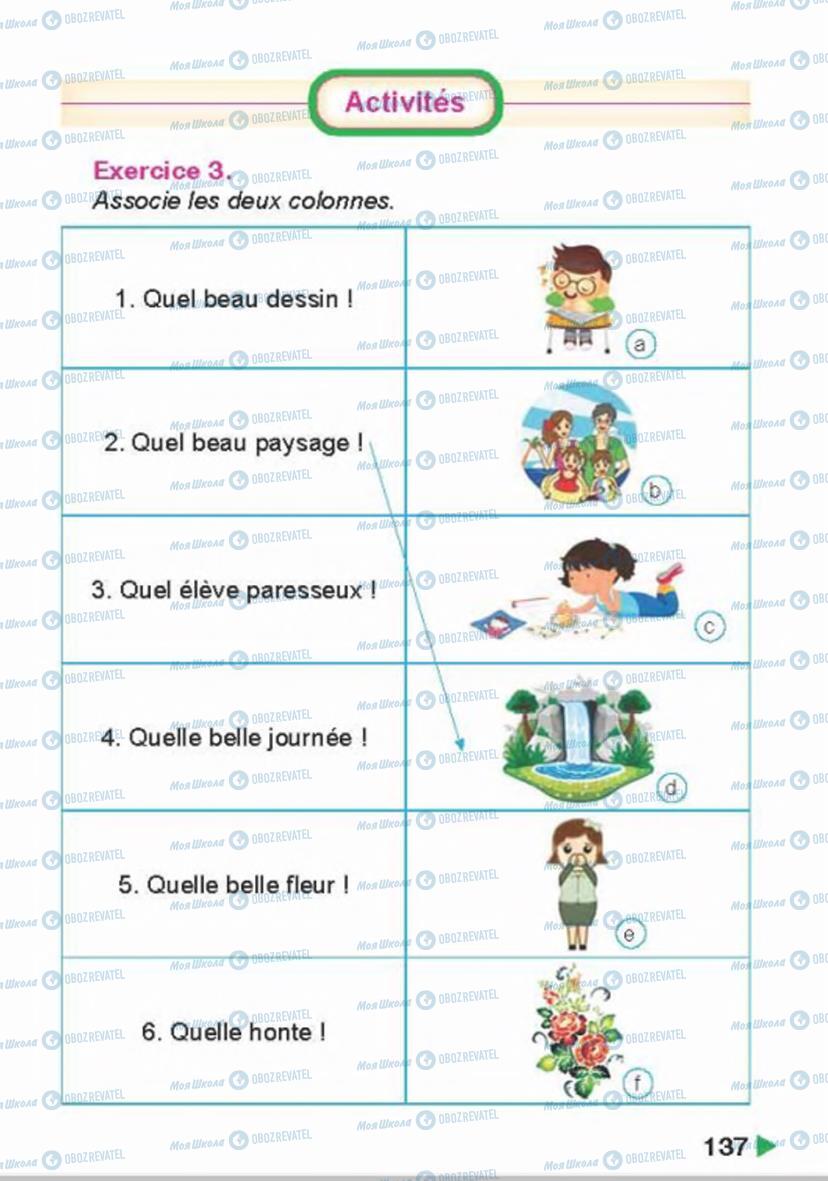 Підручники Французька мова 4 клас сторінка 137