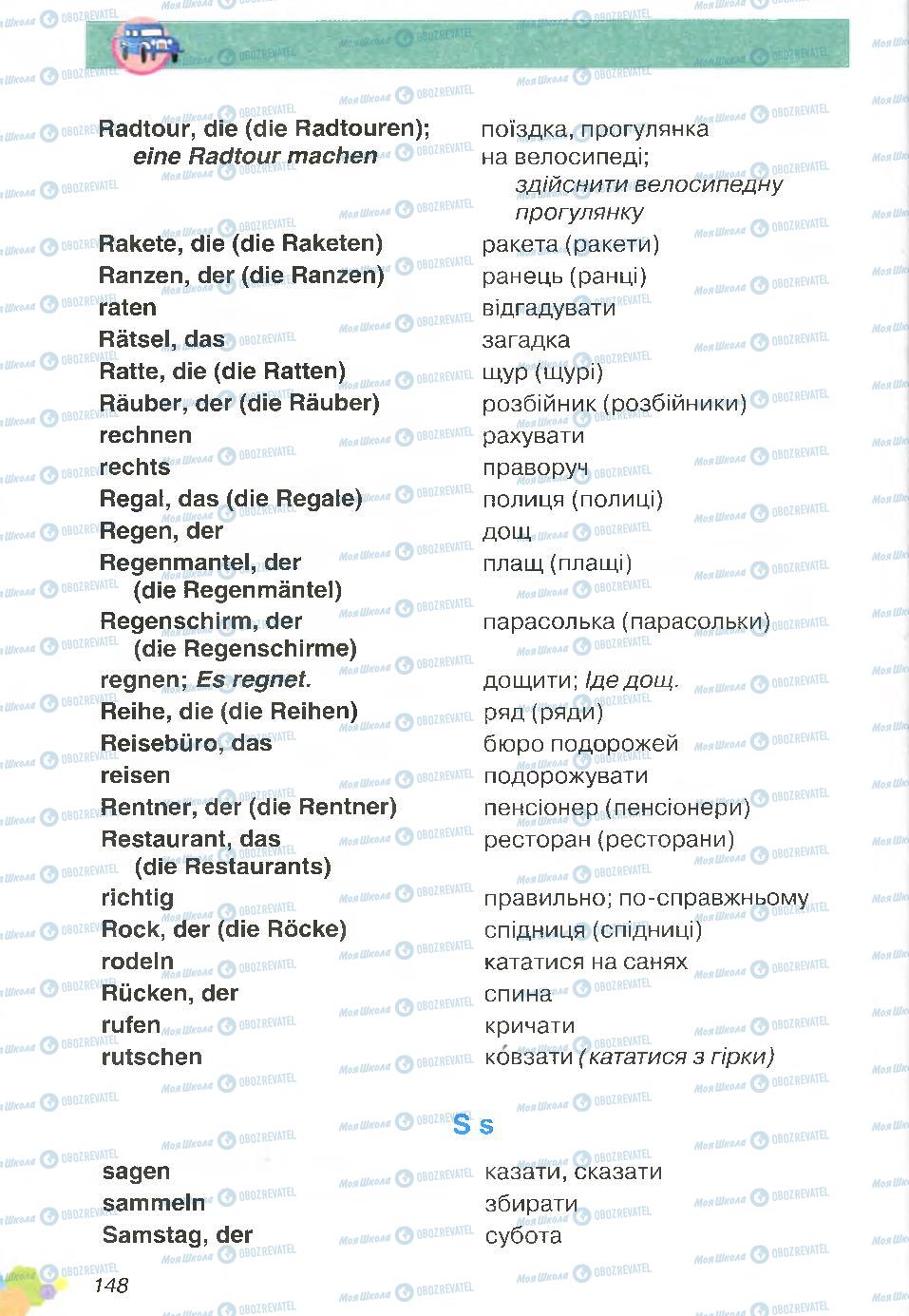 Підручники Німецька мова 4 клас сторінка 148