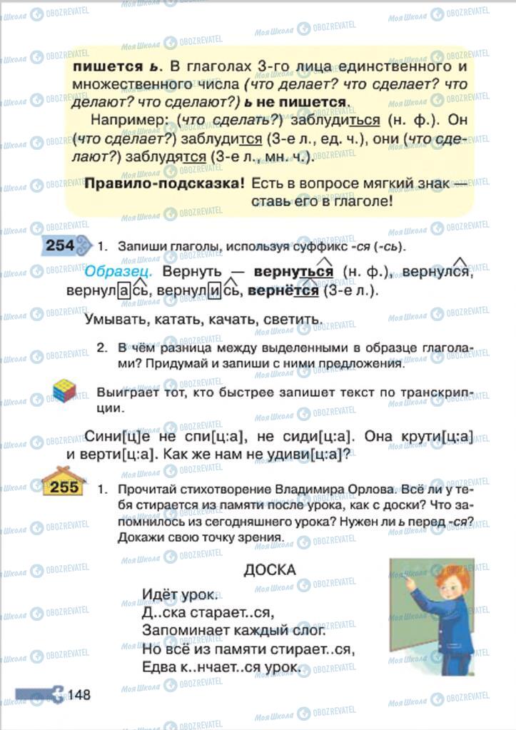 Учебники Русский язык 4 класс страница 148