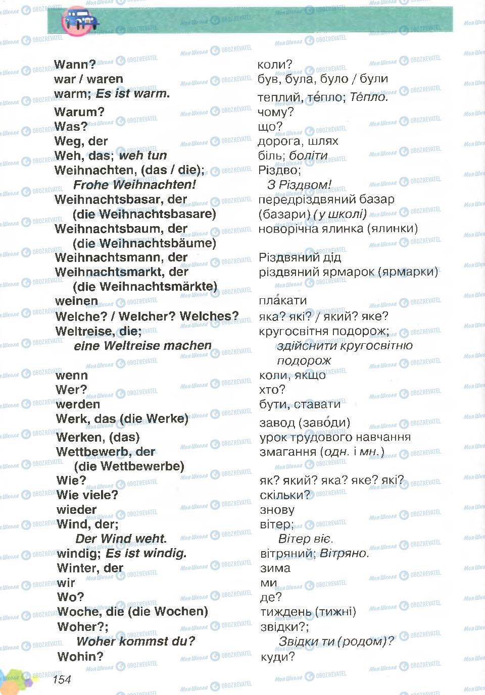 Учебники Немецкий язык 4 класс страница 154