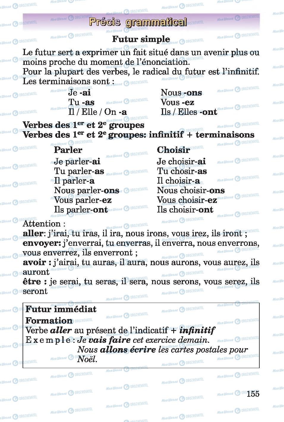 Підручники Французька мова 4 клас сторінка 155