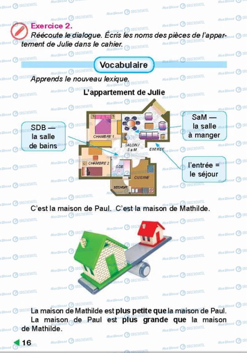 Учебники Французский язык 4 класс страница 16