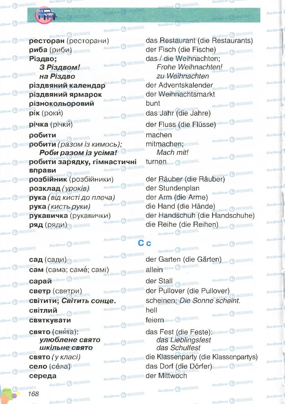 Учебники Немецкий язык 4 класс страница 168