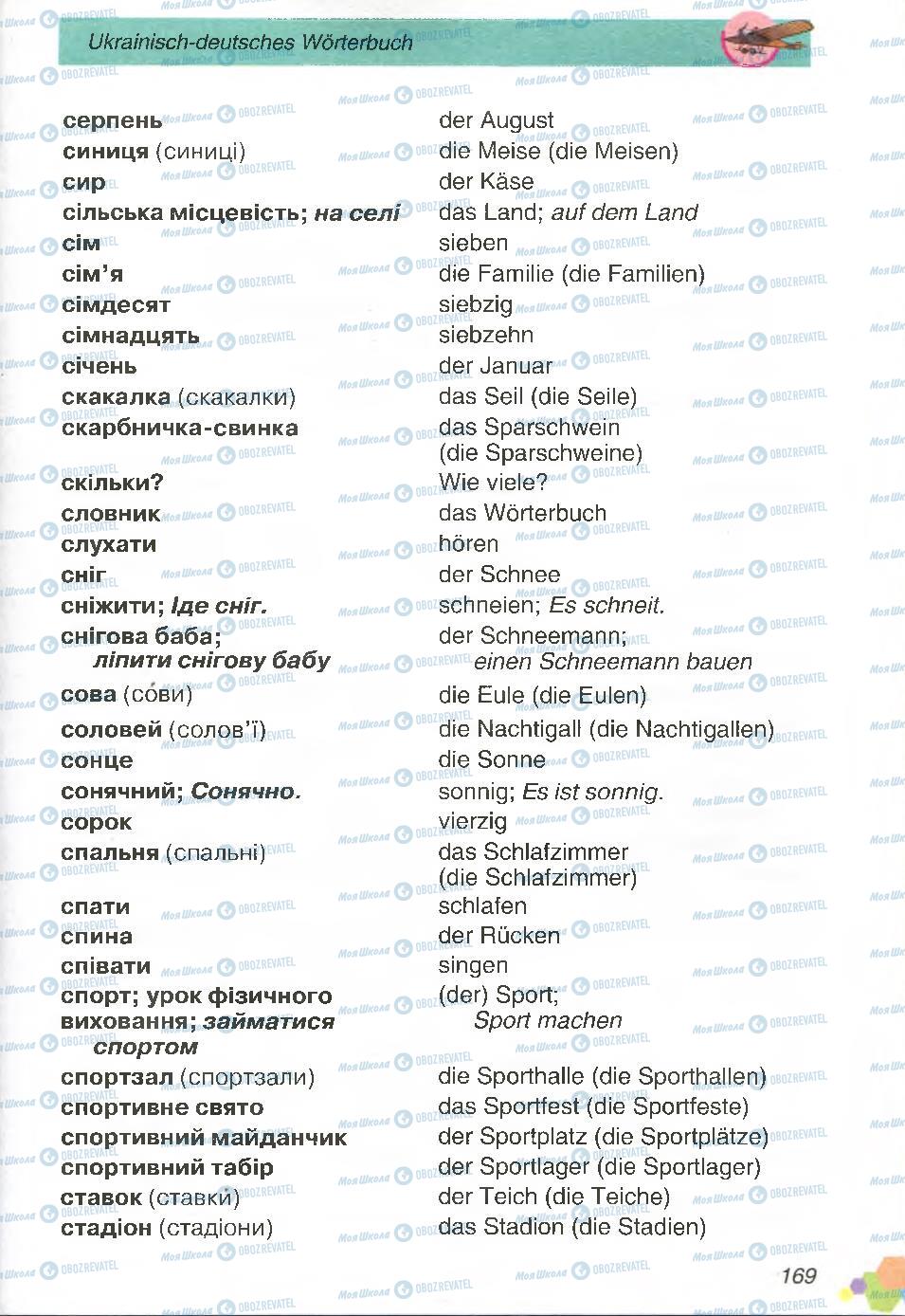 Учебники Немецкий язык 4 класс страница 169