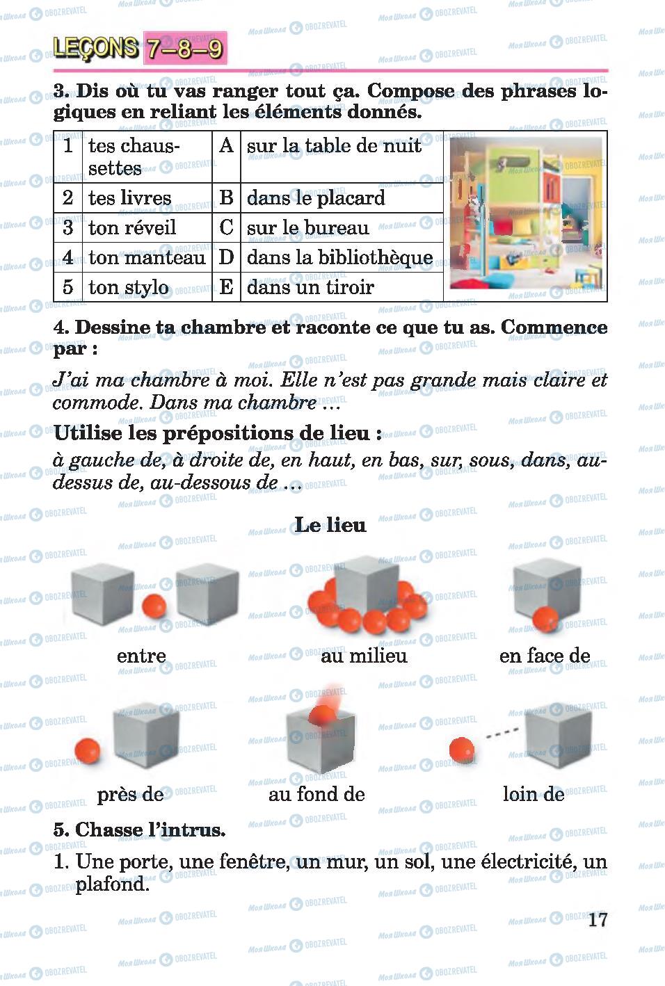 Підручники Французька мова 4 клас сторінка 17