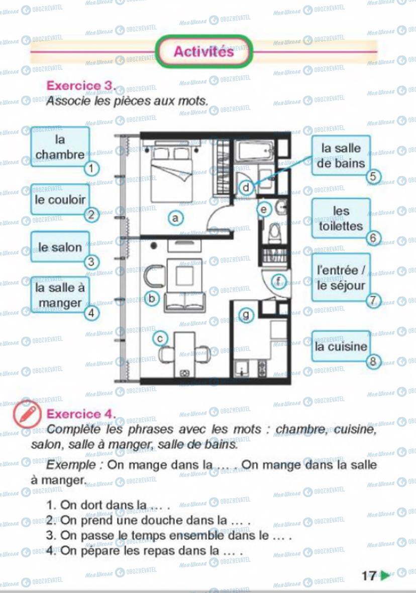 Підручники Французька мова 4 клас сторінка 17