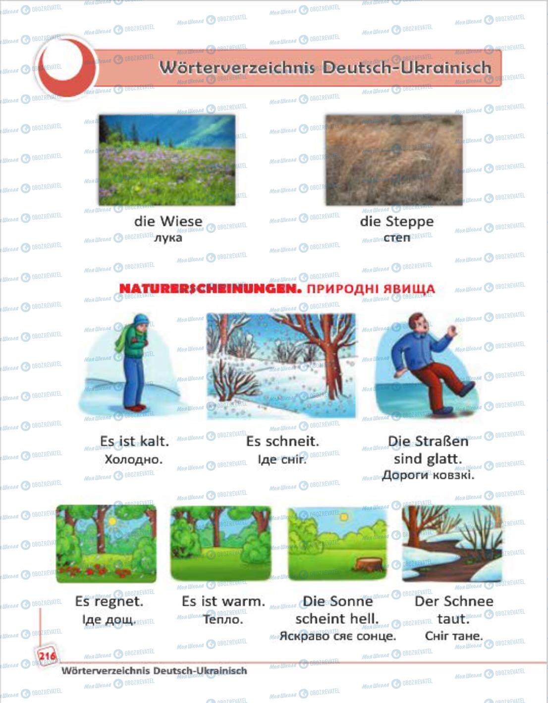 Учебники Немецкий язык 4 класс страница 216