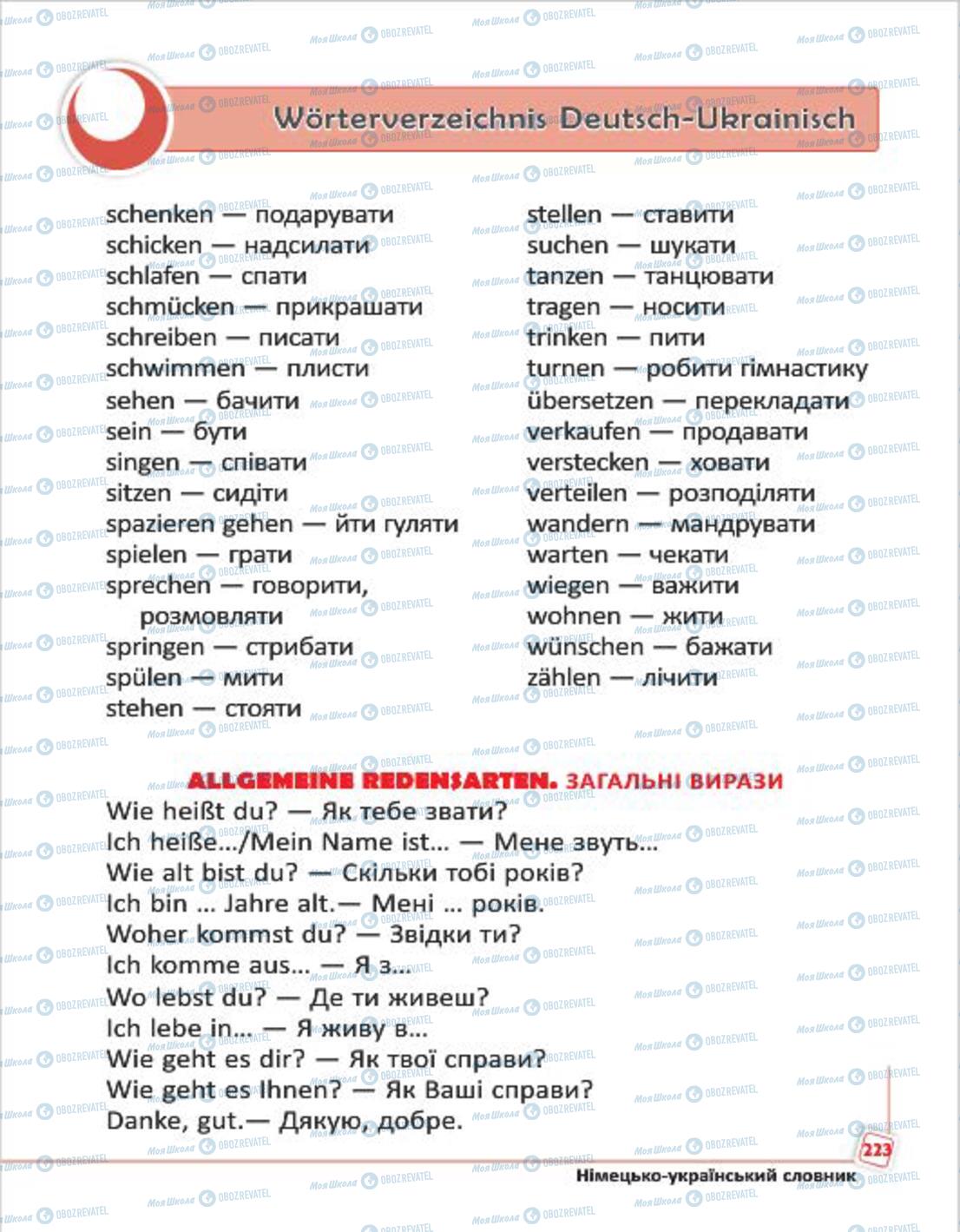 Учебники Немецкий язык 4 класс страница 223