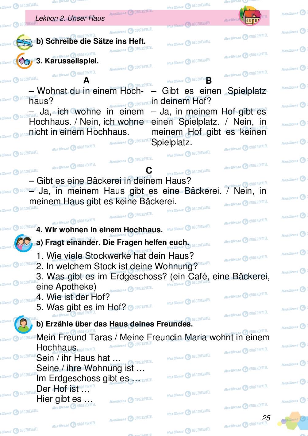 Учебники Немецкий язык 4 класс страница 25