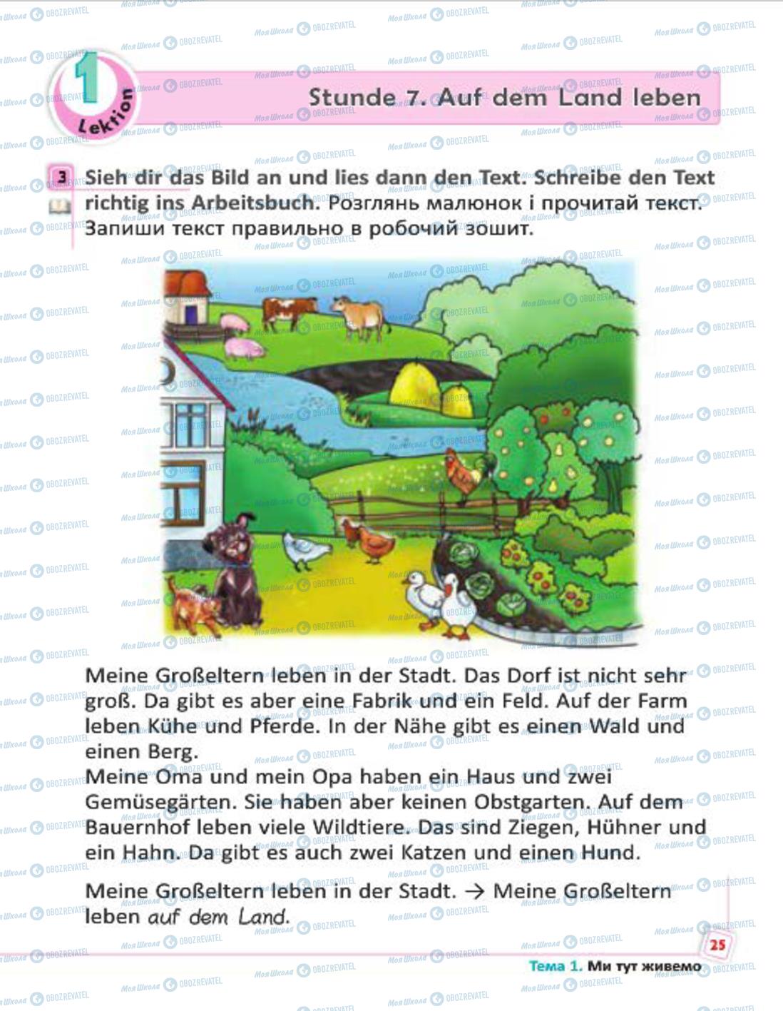 Учебники Немецкий язык 4 класс страница 25