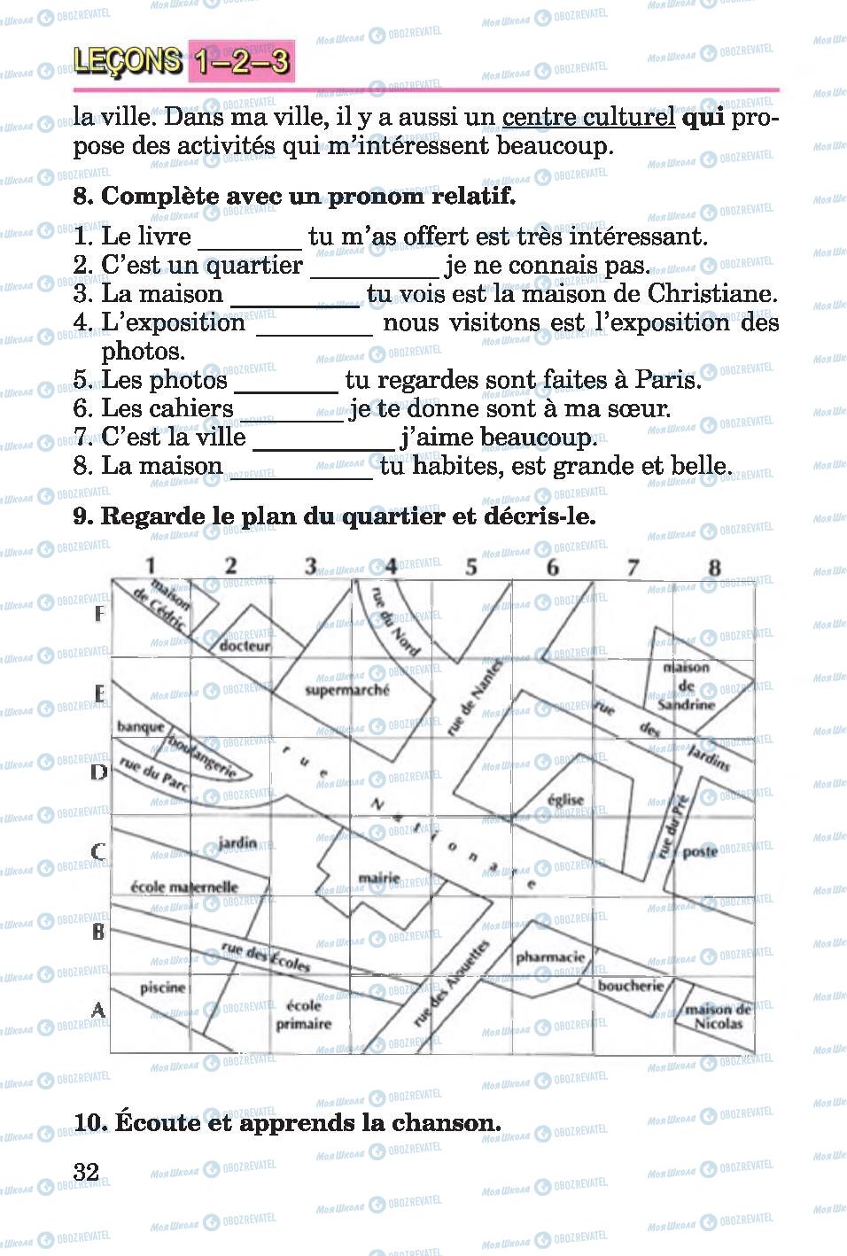 Підручники Французька мова 4 клас сторінка 32