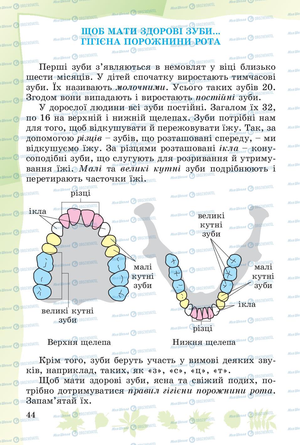 Учебники Основы здоровья 4 класс страница 44