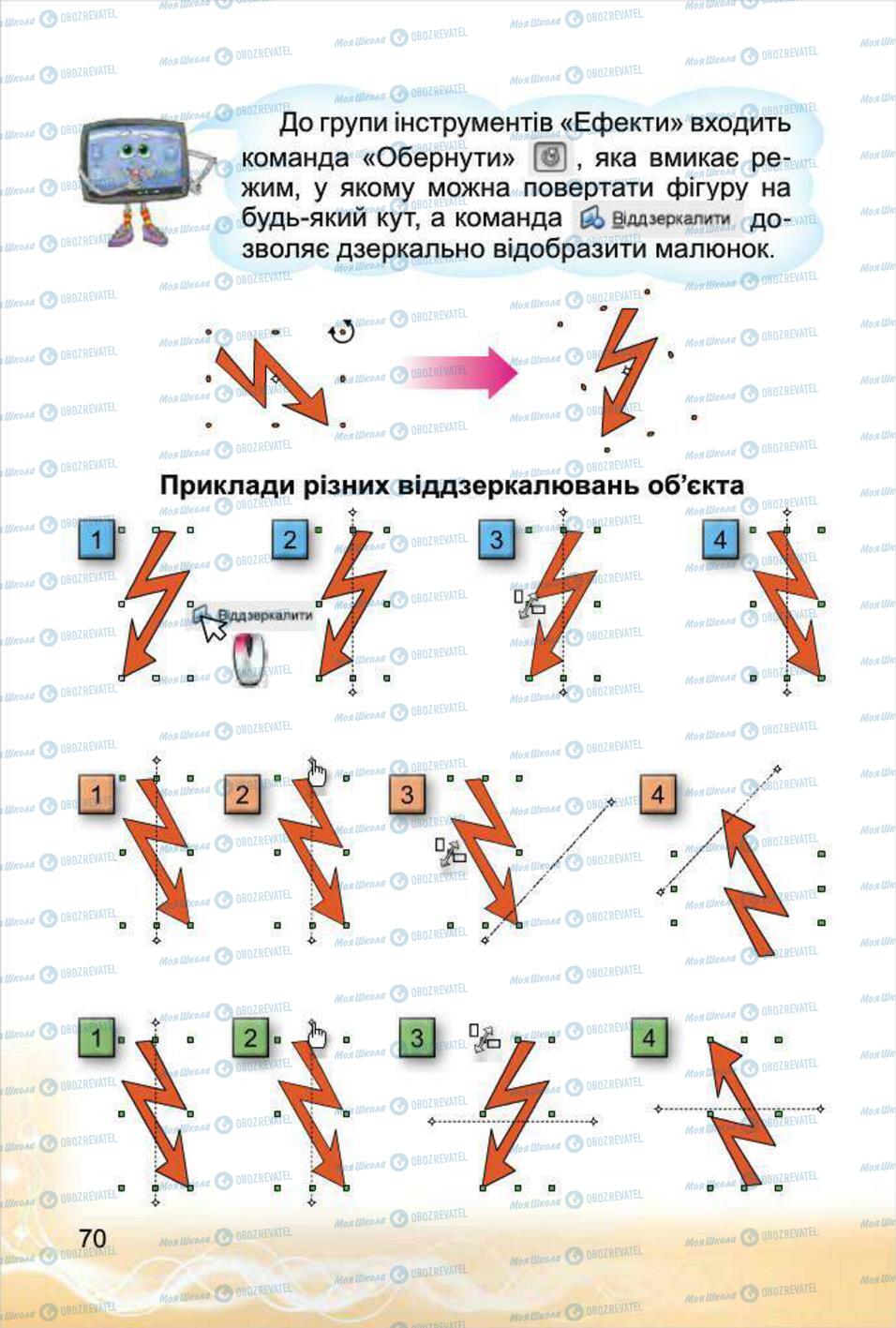 Підручники Інформатика 4 клас сторінка 70