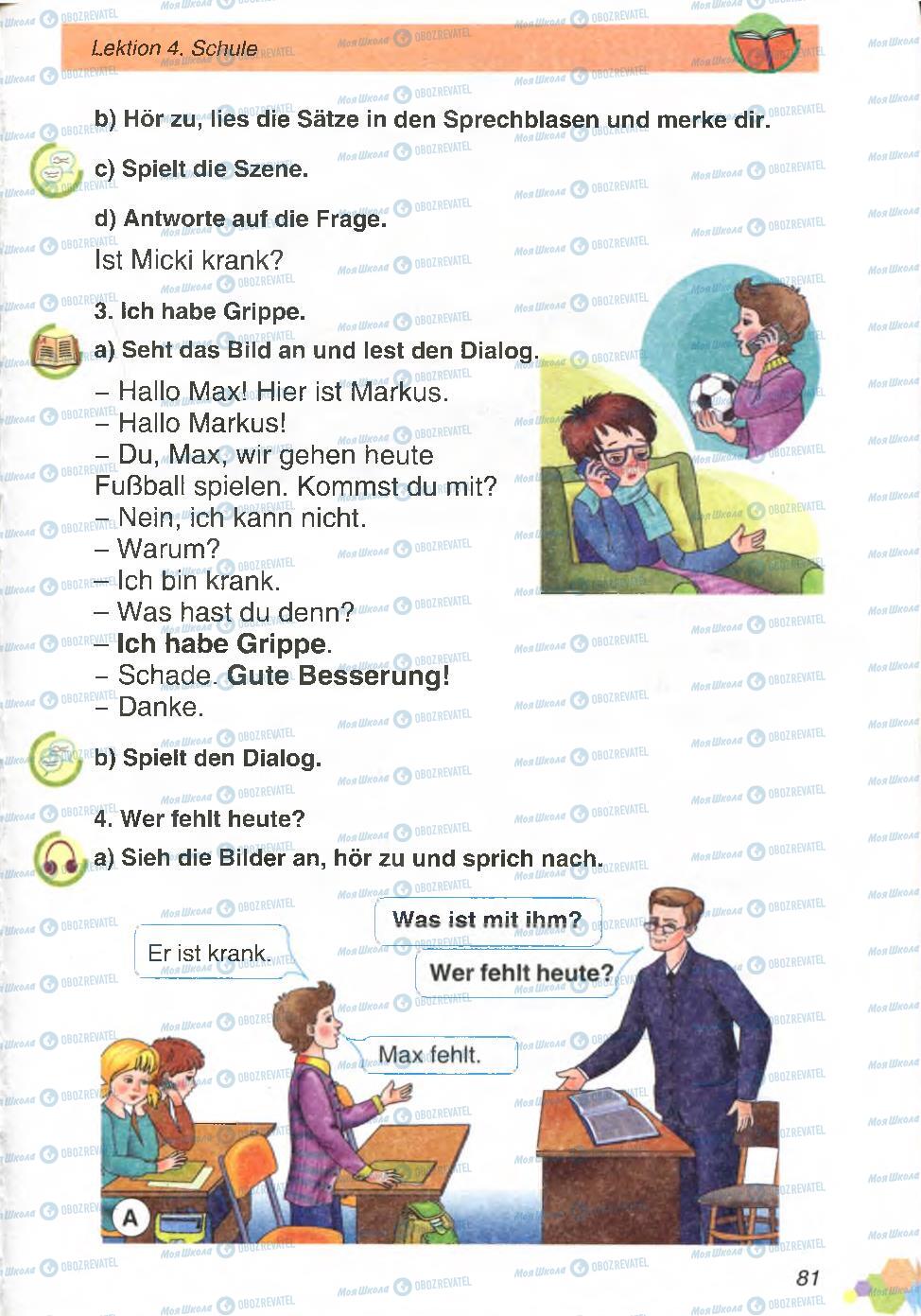 Учебники Немецкий язык 4 класс страница 81