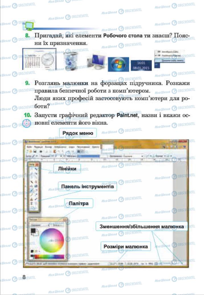 Підручники Інформатика 4 клас сторінка 8