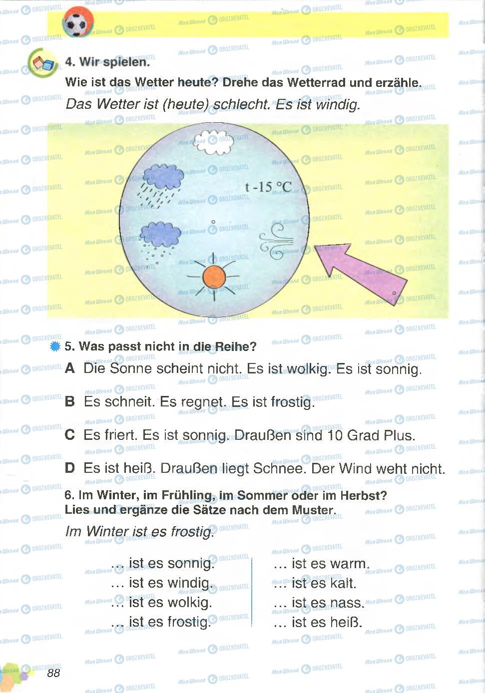 Учебники Немецкий язык 4 класс страница 88