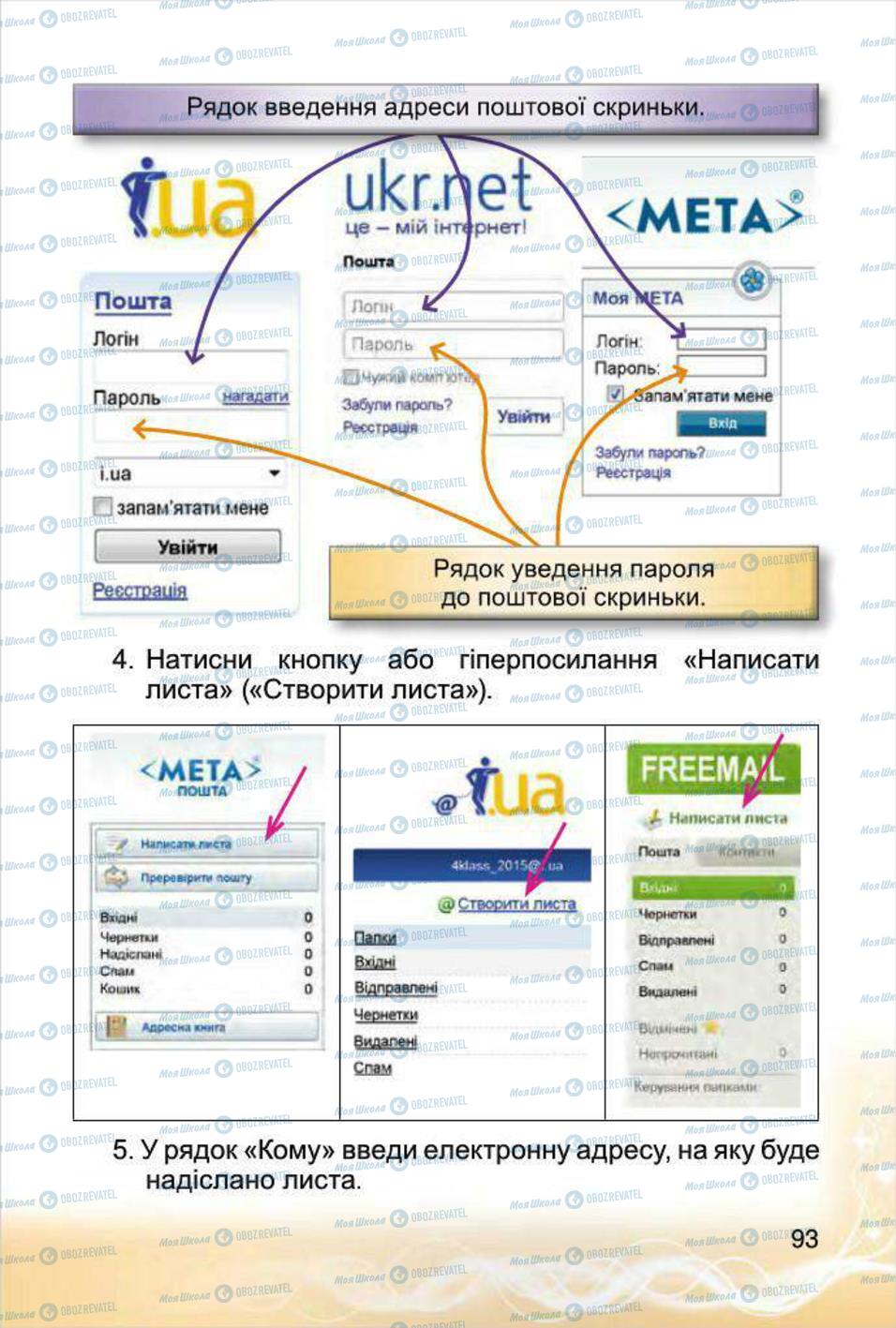 Учебники Информатика 4 класс страница 93