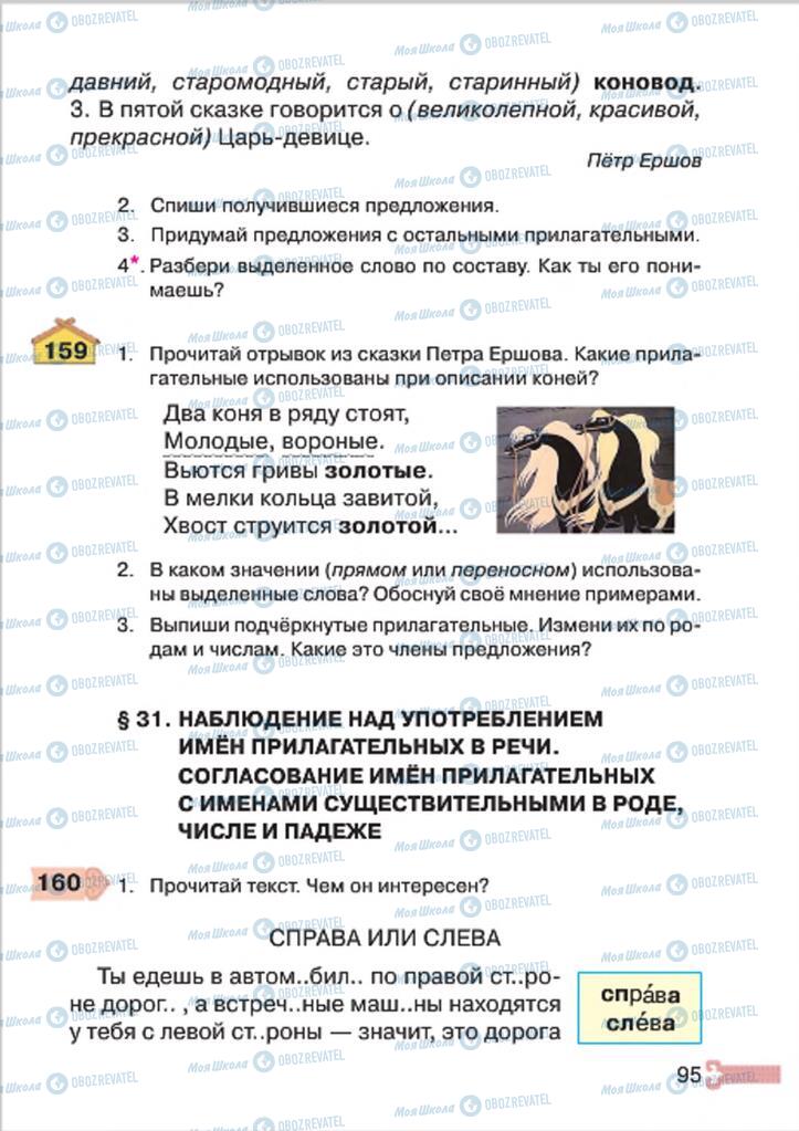 Учебники Русский язык 4 класс страница 95