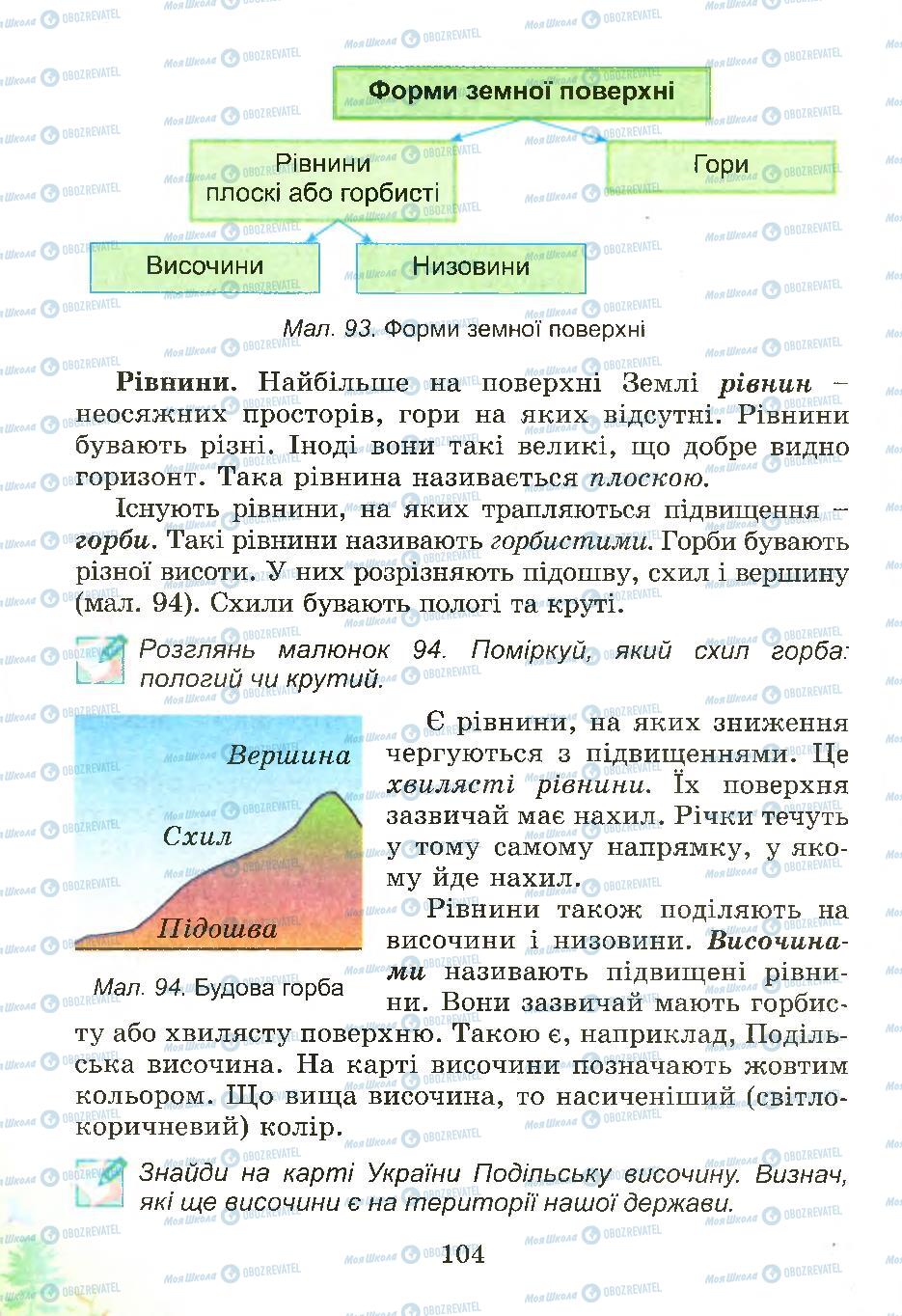 Підручники Природознавство 4 клас сторінка 104