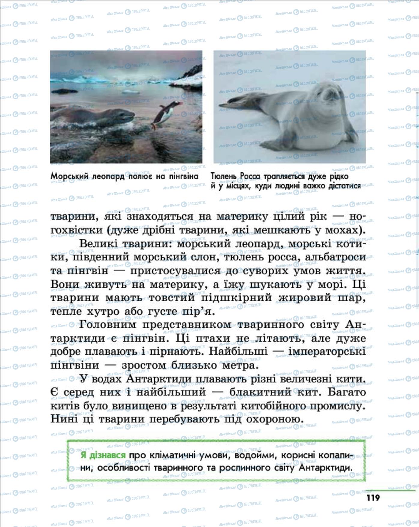 Підручники Природознавство 4 клас сторінка 119