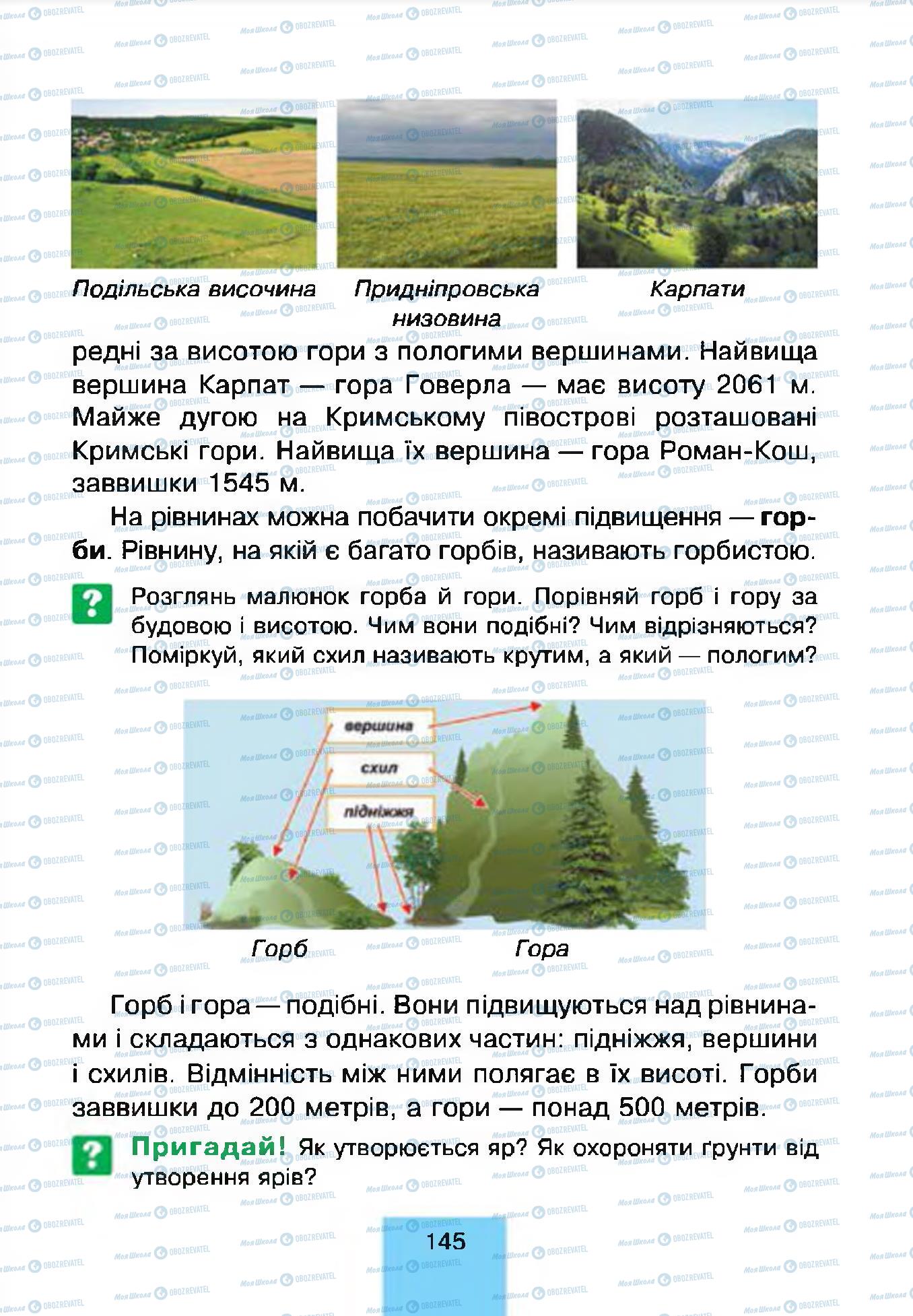 Учебники Природоведение 4 класс страница 145