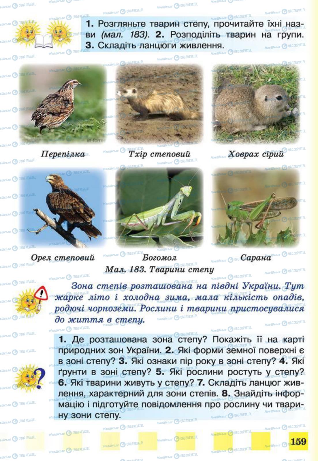 Підручники Природознавство 4 клас сторінка 159