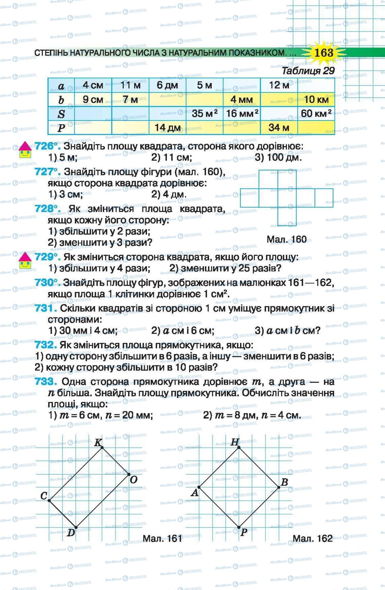 Підручники Математика 5 клас сторінка 163