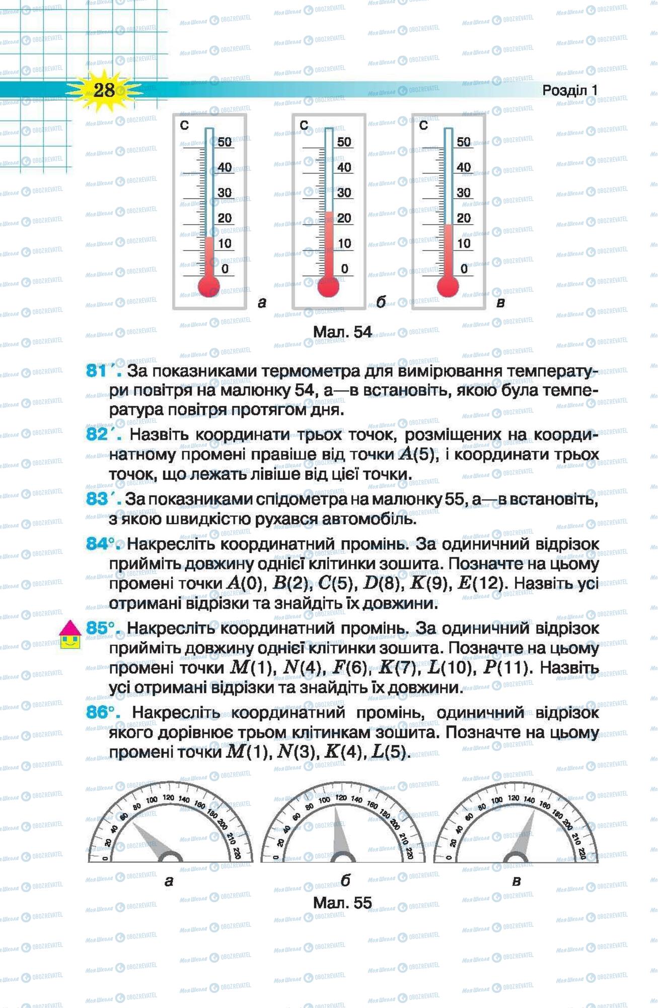 Підручники Математика 5 клас сторінка 28