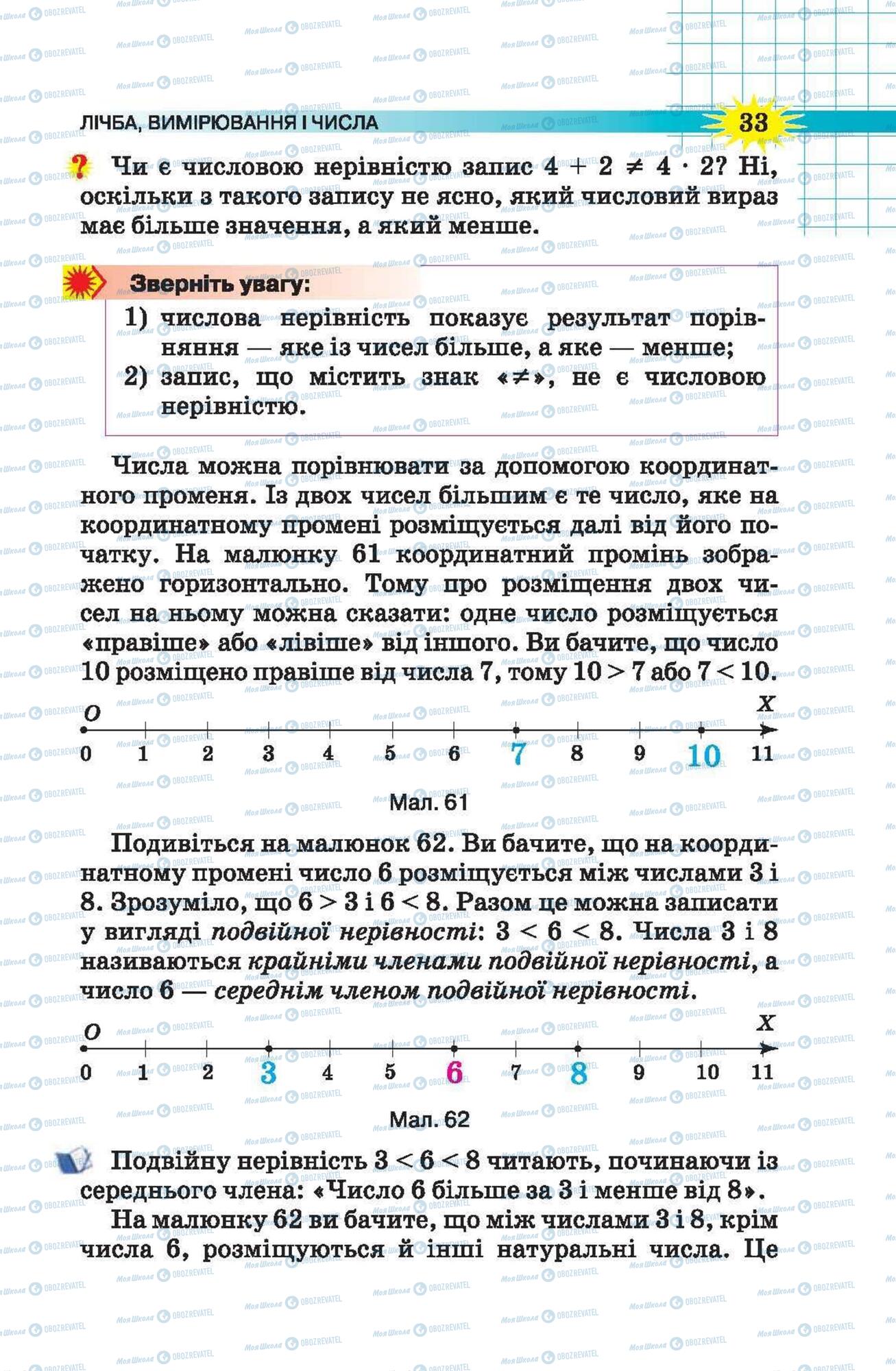 Підручники Математика 5 клас сторінка 33