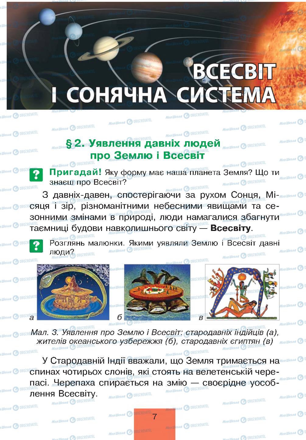 Підручники Природознавство 4 клас сторінка 7