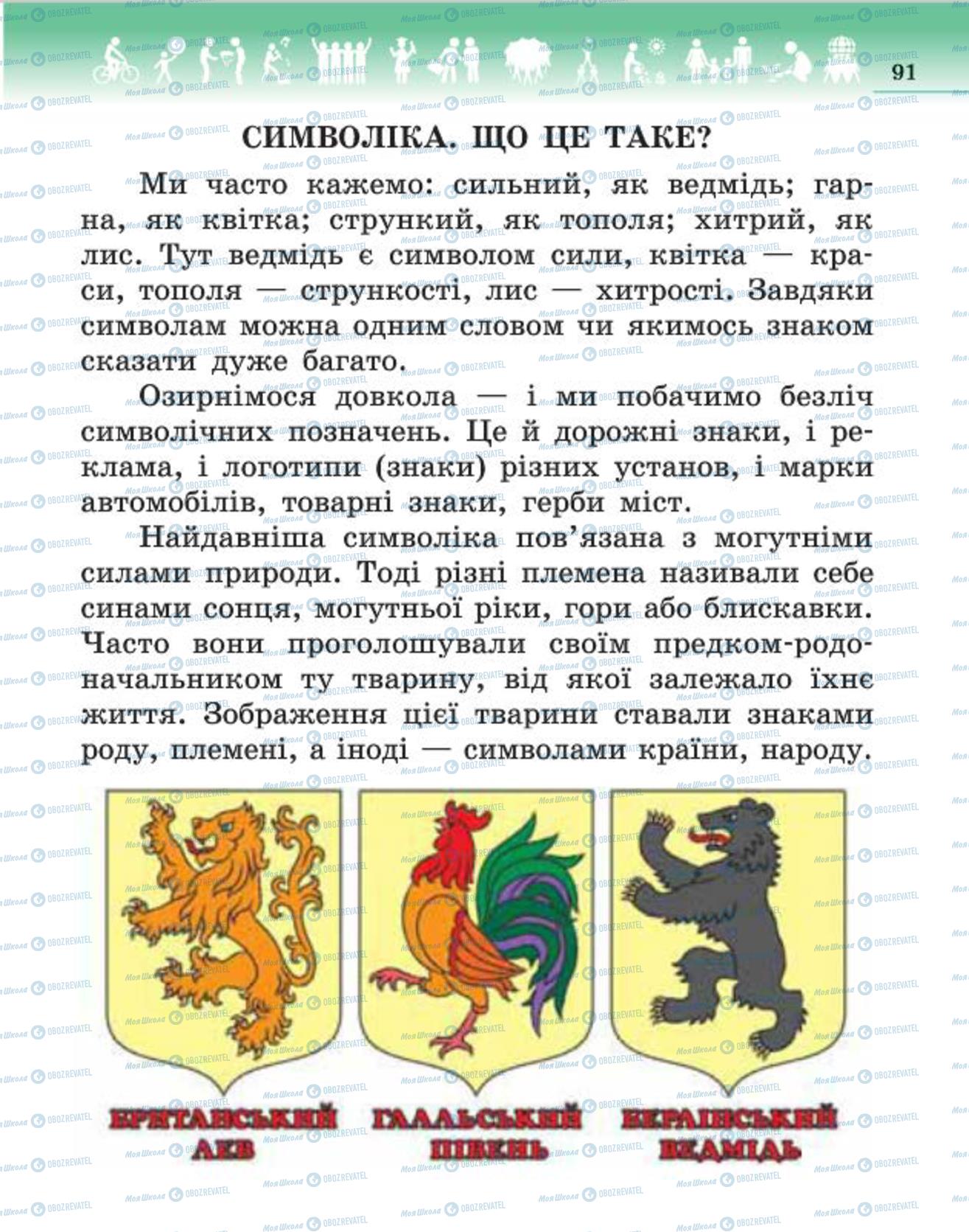 Підручники Людина і світ 4 клас сторінка 91