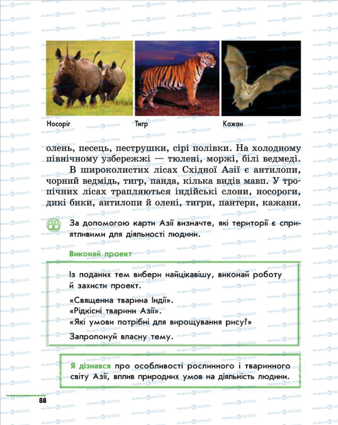 Підручники Природознавство 4 клас сторінка 88