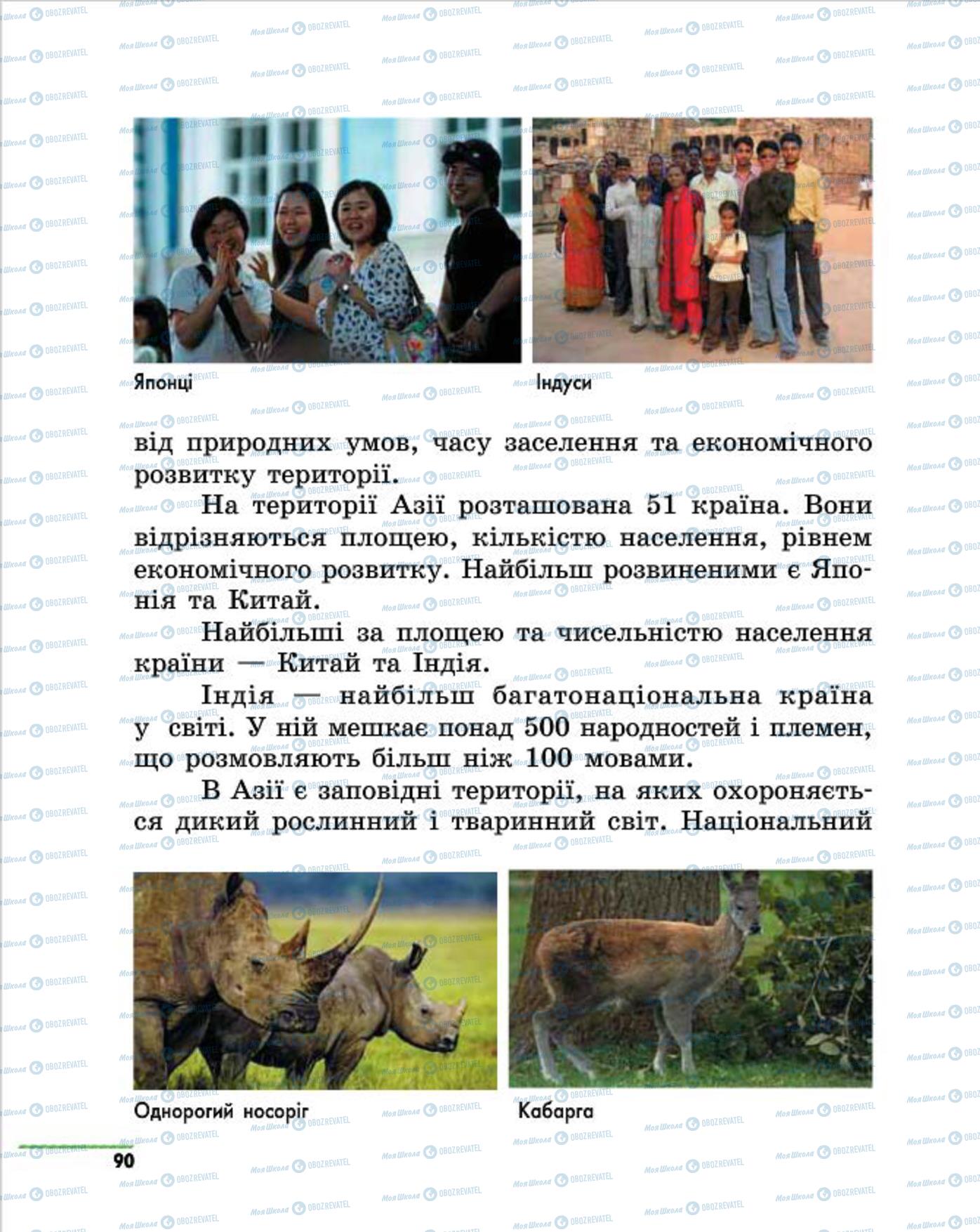 Підручники Природознавство 4 клас сторінка 90