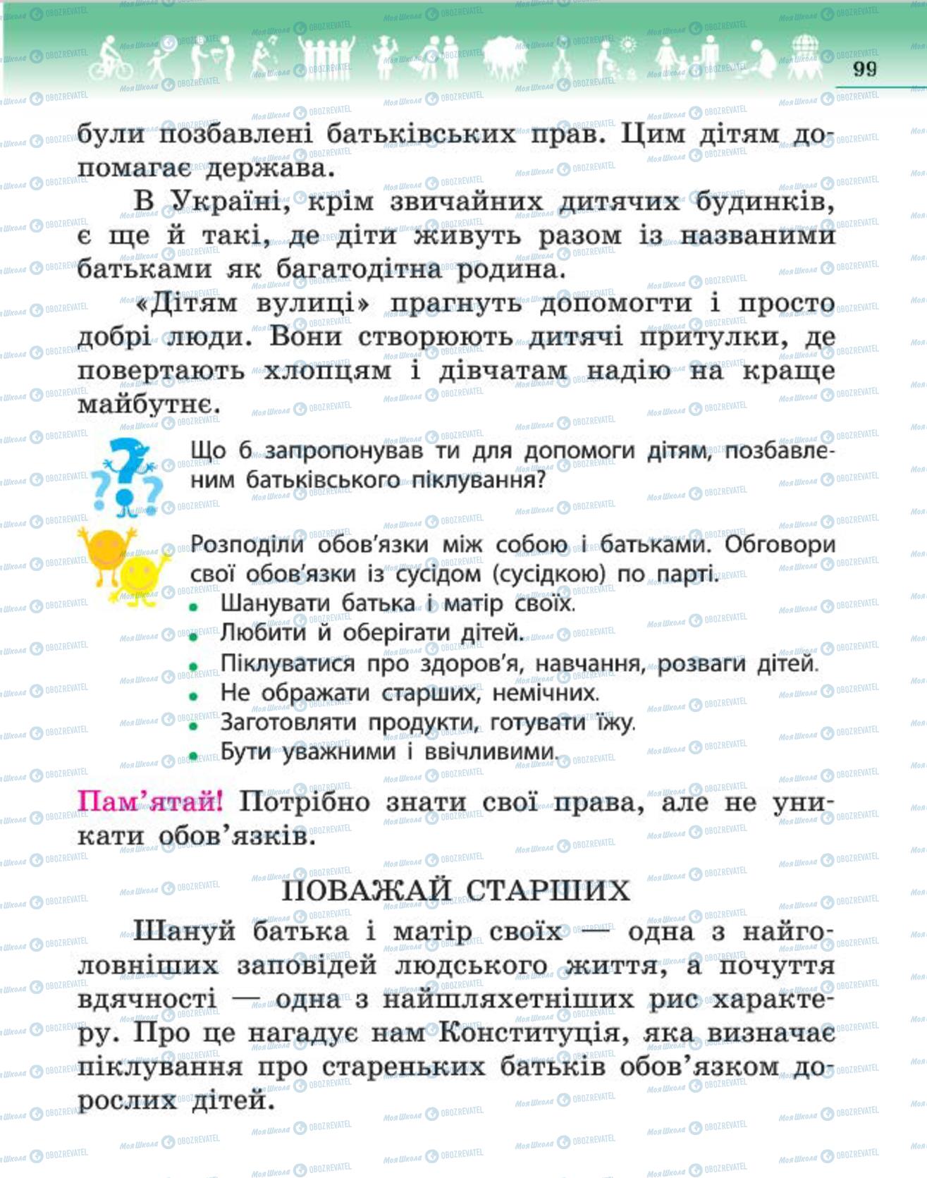 Підручники Людина і світ 4 клас сторінка 99