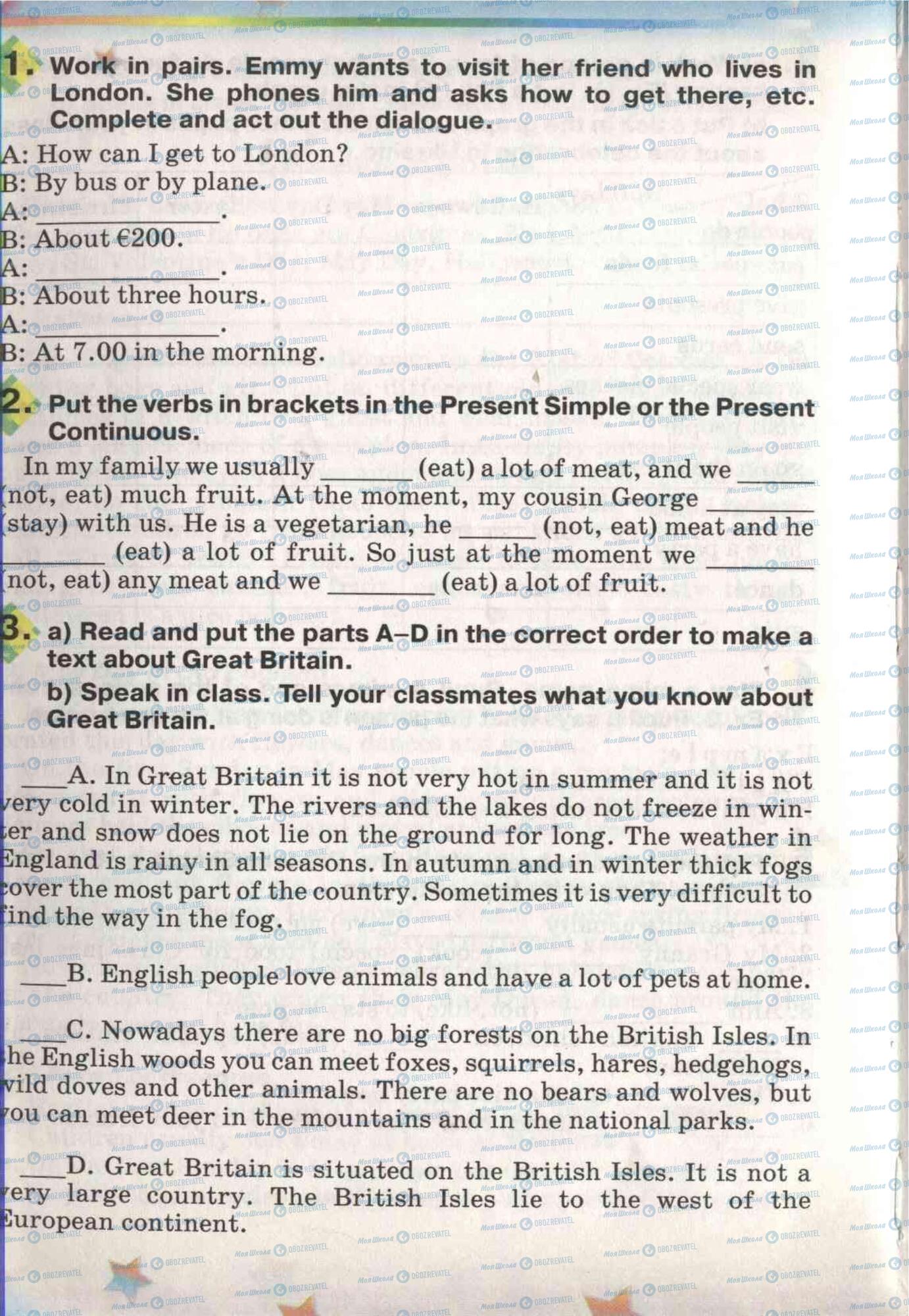 Підручники Англійська мова 5 клас сторінка 151