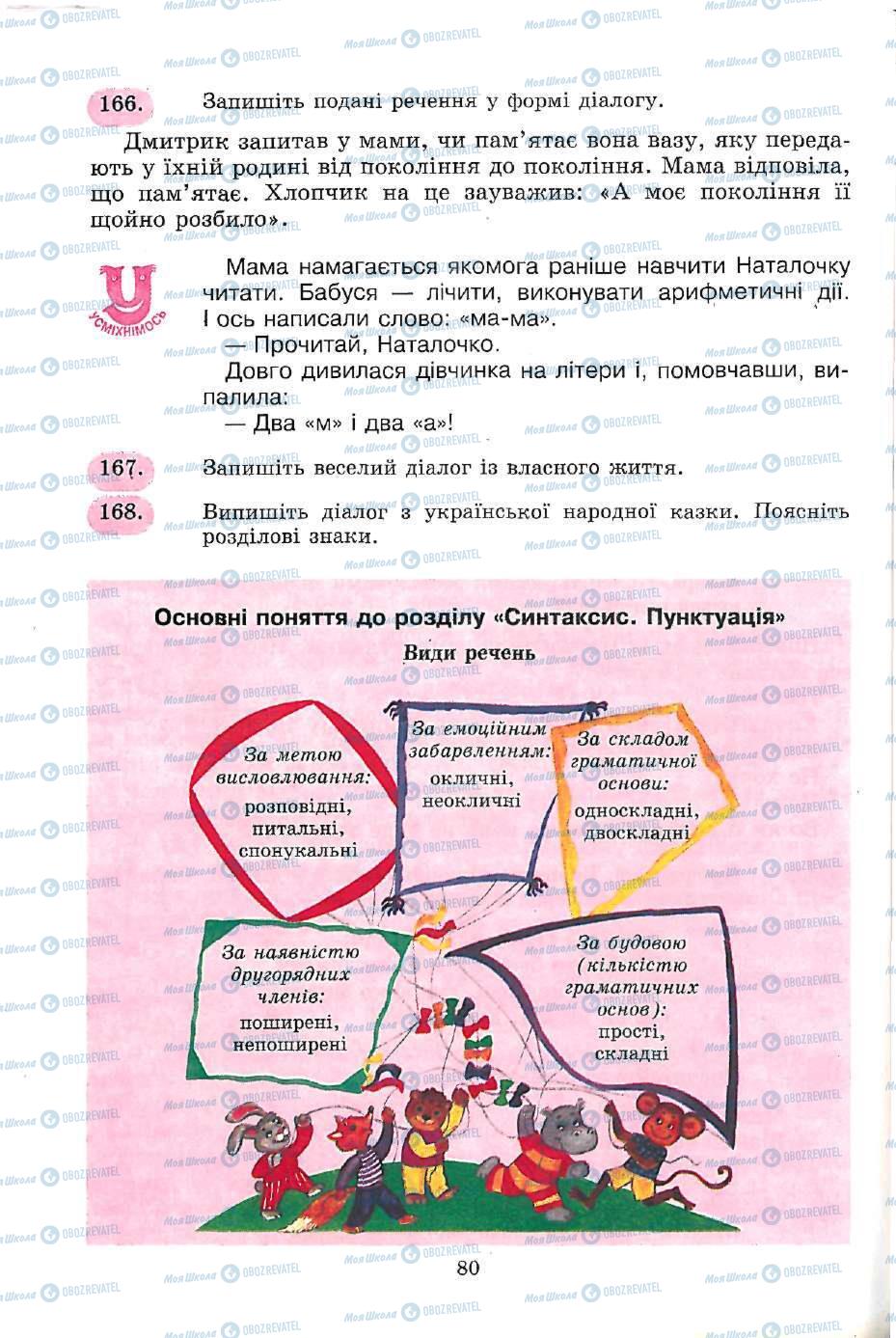 Підручники Українська мова 5 клас сторінка 80