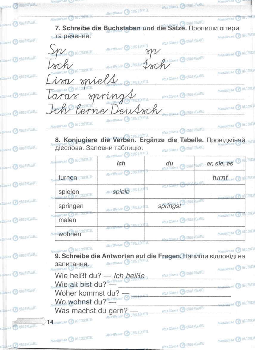 Підручники Німецька мова 5 клас сторінка 13