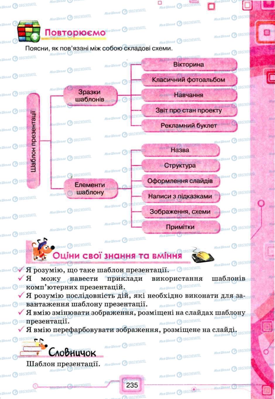 Підручники Інформатика 5 клас сторінка 235