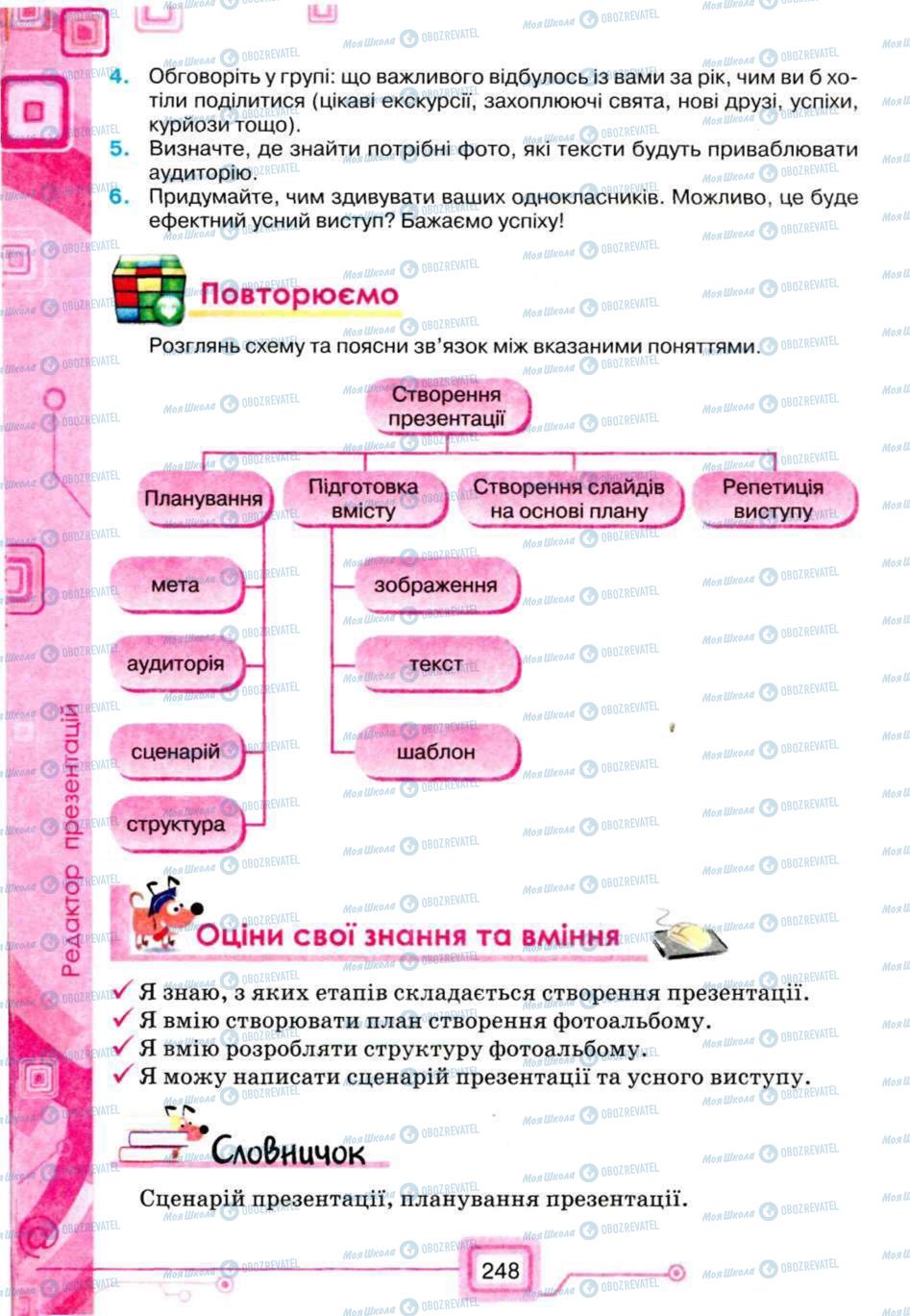 Учебники Информатика 5 класс страница 248