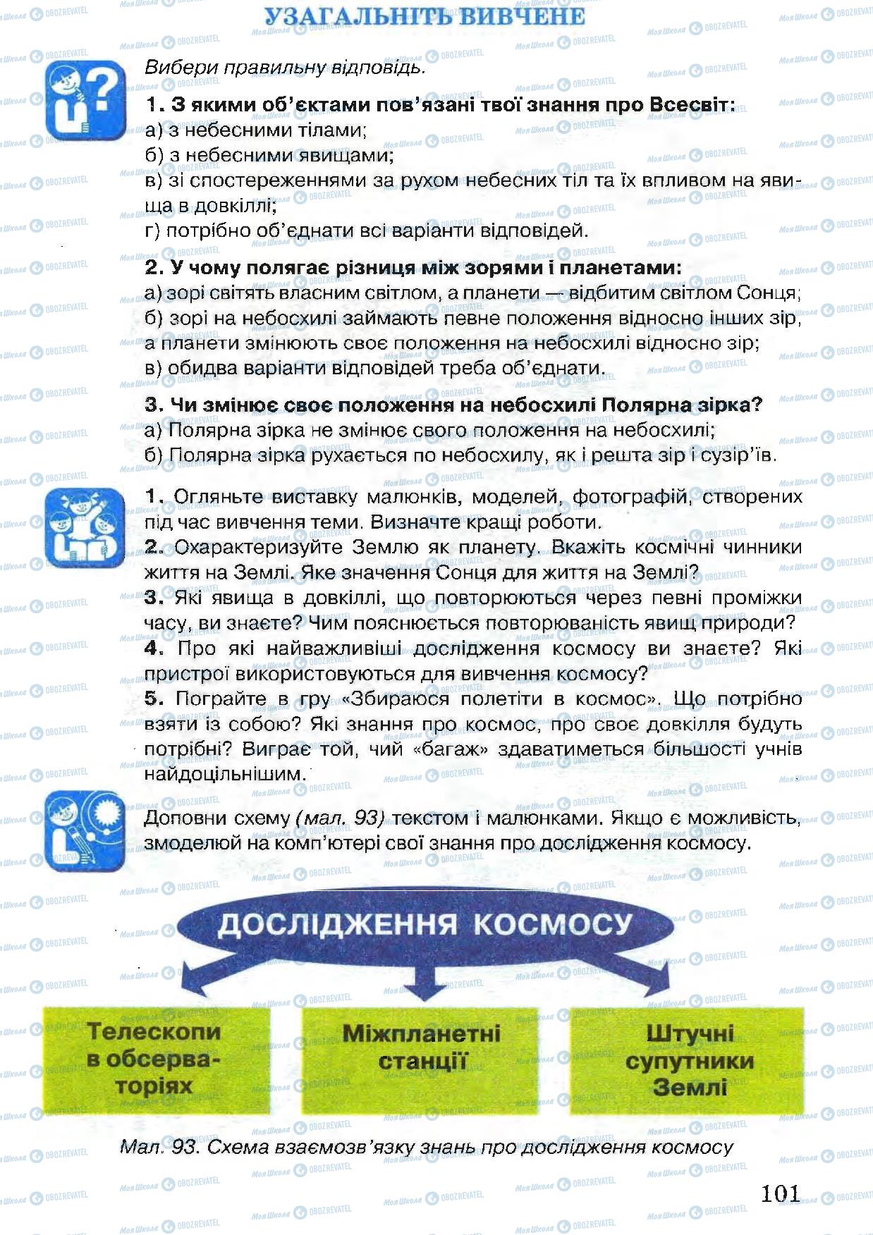 Підручники Природознавство 5 клас сторінка 101