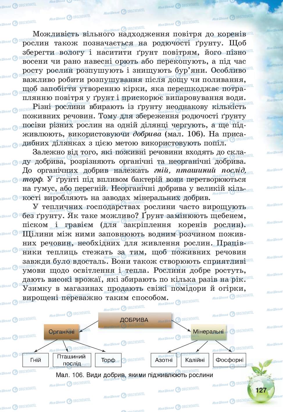 Підручники Природознавство 5 клас сторінка 127