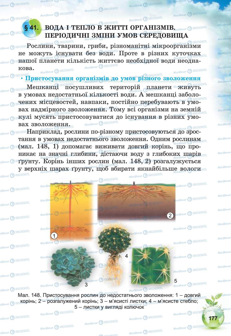 Учебники Природоведение 5 класс страница 177